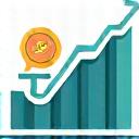 시장 분석 아이콘